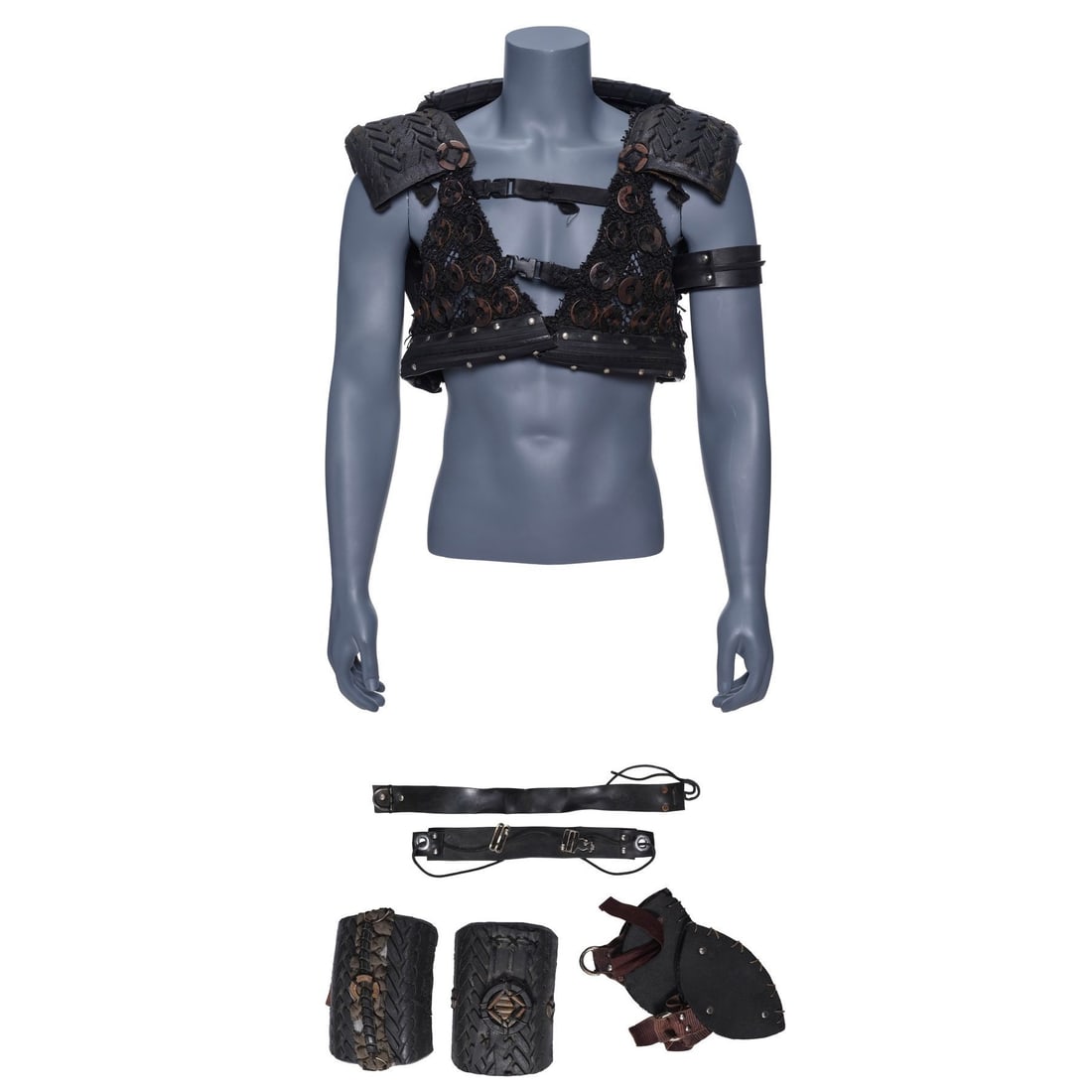 DEMOLITION MAN (1993) - Scraps Underworld Armor: DEMOLITION MAN (1993) - Scraps Underworld Armor - Scraps underworld armor from Marco Brambilla's Demolition Man. The resistance society Scraps, dressed in make-shift armor from old tires, ambushed the