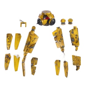 EDGE OF TOMORROW (2014) - Set of Distressed Training Drone Components