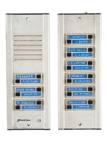 ELF (2003) - Jovie's (Zooey Deschanel) Apartment Buzzer Panels