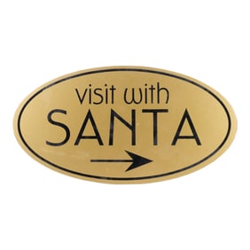 ELF (2003) - Gimbels "Visit with Santa" Sign