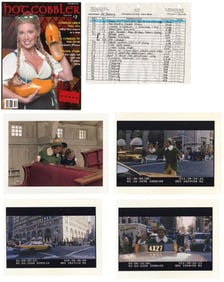 ELF (2003) - Set of Four Buddy (Will Ferrell) Behind-the-Scenes Stills with Hot Cobbler Magazine and