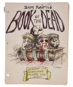 THE EVIL DEAD (1981) - Tom Sullivan Collection: Tom Sullivan's Personal Annotated Script with