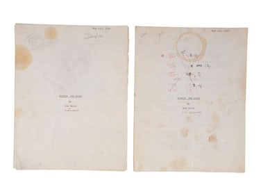 WITHIN THE WOODS (1978) - Tom Sullivan Collection: Tom Sullivan's Personal Annotated Set of 14