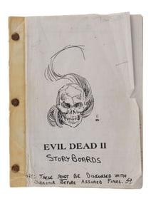 EVIL DEAD II (1987) - Tom Sullivan Collection: Printed Sam Raimi Storyboard Booklet