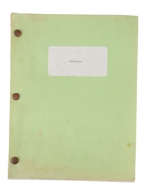 EXPLORERS (1985) - Final Shooting Script