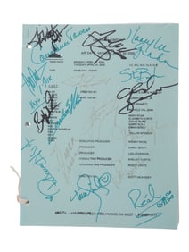 GENERAL HOSPITAL (1963) - Cast-Autographed Script