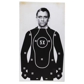 JAMES BOND: SPECTRE (2015) - James Bond (Daniel Craig) Target Sheet