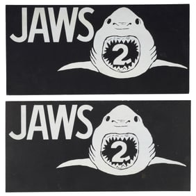 JAWS 2 (1978) - Pair of Film Car Placards