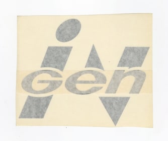 THE LOST WORLD: JURASSIC PARK (1997) - Production-Made InGen Industries Vehicle Decal