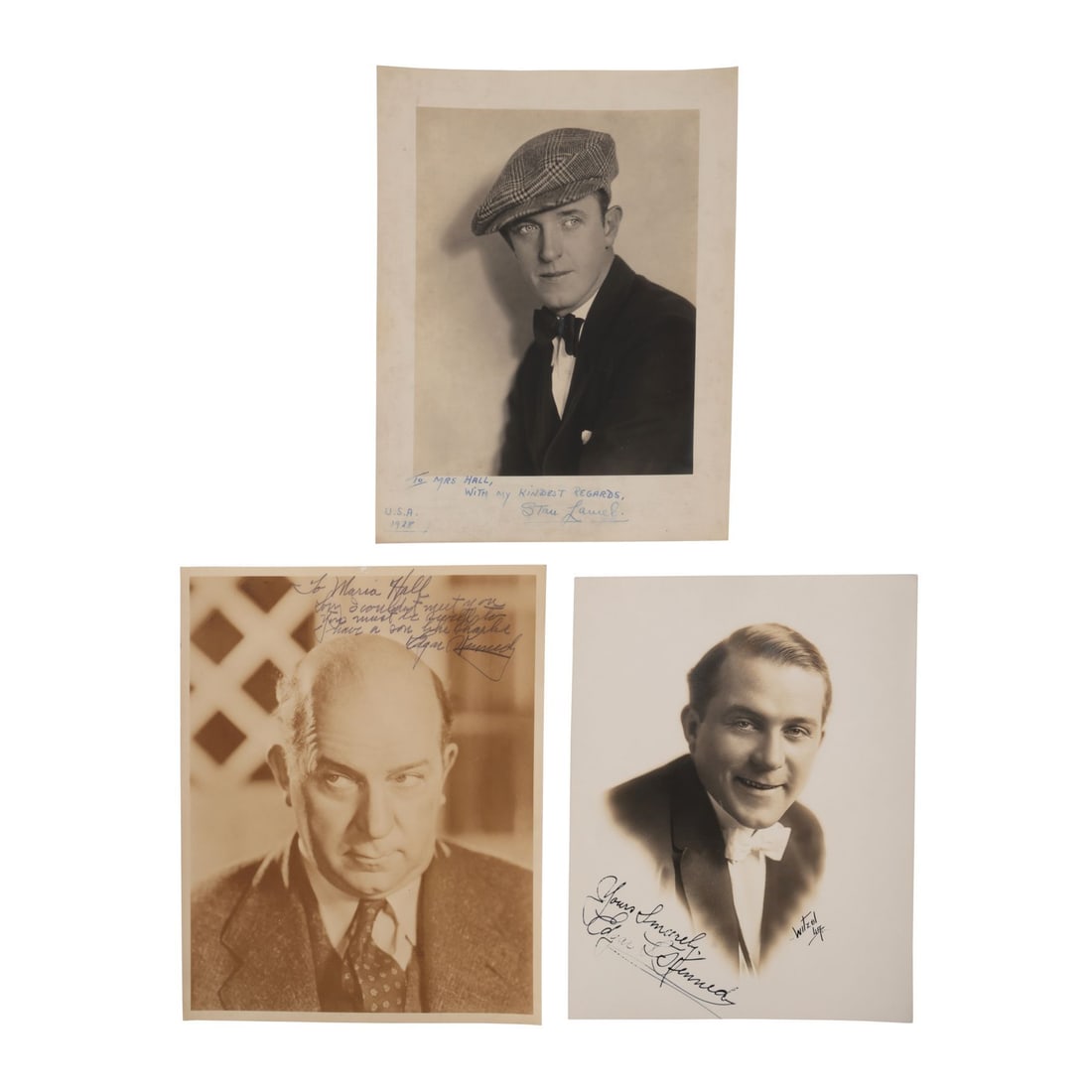 LAUREL AND HARDY - Stan Laurel and Edgar Kennedy Autographed Photos (1 of 5)