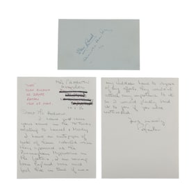 LAUREL AND HARDY - Laurel and Hardy Autographed Album Page