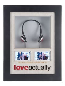 LOVE ACTUALLY (2003) - Jamie Bennett's (Colin Firth) Framed Headphones