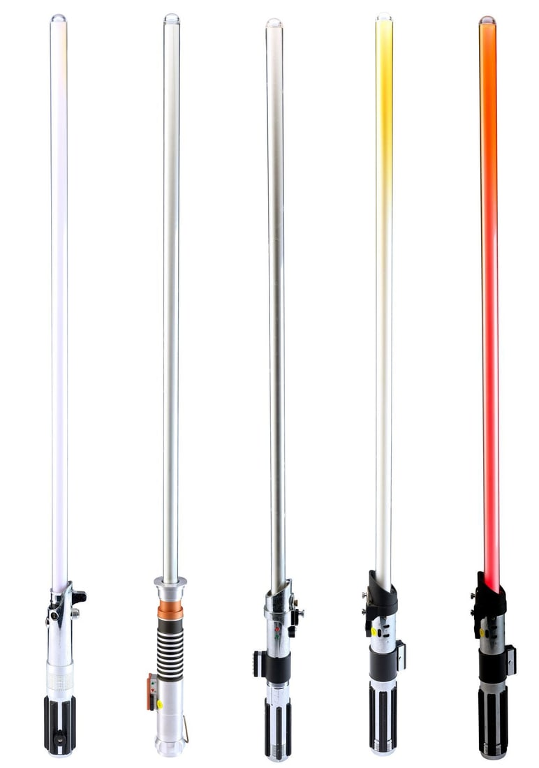STAR WARS FRANCHISE (1977-2005) - Set of Five Master Replicas Force FX Lightsabers (1 of 17)