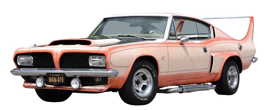 CORKY (1972) - Barris Cars-Built Corky Curtiss' (Robert Blake) Custom 1967 Plymouth Barracuda: CORKY (1972) - Barris Cars-Built Corky Curtiss' (Robert Blake) Custom 1967 Plymouth Barracuda - Corky Curtiss' (Robert Blake) custom 1967 Plymouth Barracuda built by Barris Cars for Leonard J. Horn's