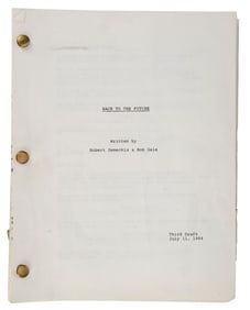 BACK TO THE FUTURE (1985) - Third Draft Script