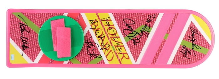 BACK TO THE FUTURE PART II (1989)/BACK TO THE FUTURE PART III (1990) - Cast-Autographed Marty McFly