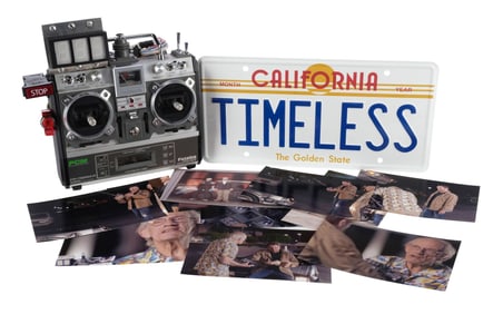 EXPEDITION: BACK TO THE FUTURE (2021) - Futaba FP-T8SGA-P DeLorean Remote Control and License Plate