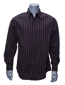 BREAKING BAD (T.V. SERIES, 2008-2013) - Walter White's (Bryan Cranston) Striped Button-Up Shirt