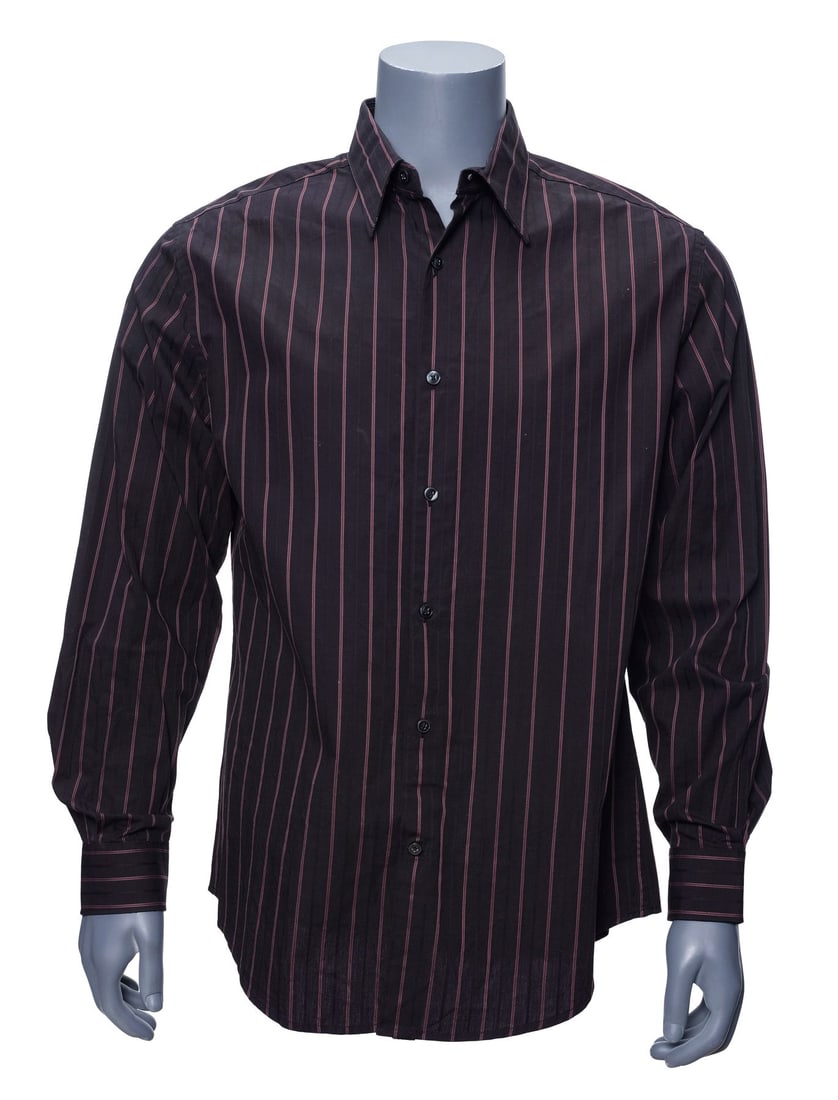 BREAKING BAD (T.V. SERIES, 2008-2013) - Walter White's (Bryan Cranston) Striped Button-Up Shirt (1 of 8)