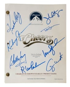 CHEERS (T.V. SERIES, 1982-1993) - Cast-Autographed Final Draft Script