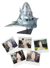 CONEHEADS (1993) - Coneheads Ship Model Miniature with Continuity Photos