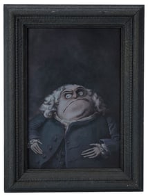 CORPSE BRIDE (2005) - Framed Hand-Painted Everglot Mansion Portrait Model Miniature
