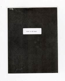 THE EVIL DEAD (1981) - Tom Sullivan Collection: "Book of the Dead" Script