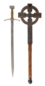 GANGS OF NEW YORK (2002) - Priest Vallon's (Liam Neeson) Cross with Removable Sword
