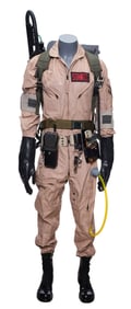 GHOSTBUSTERS (1984)/GHOSTBUSTERS II (1989) - Replica Proton Pack with a Ghost Trap, Costume, and