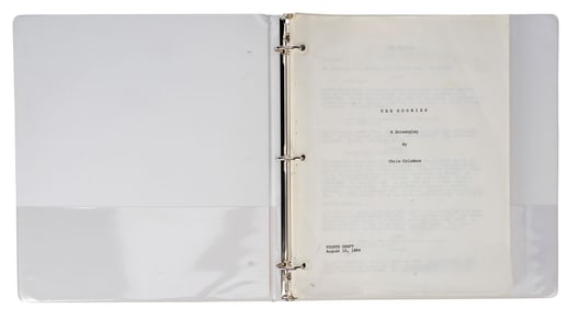 THE GOONIES (1985) - Complete Fourth Draft Script
