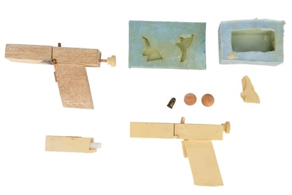 IN THE LINE OF FIRE (1993) - Mitch Leary's (John Malkovich) Composite Pistol, Molds, and Prototype