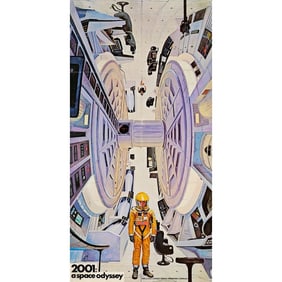 2001: A SPACE ODYSSEY - Commercial Poster (20" x 40"); Fine- Folded