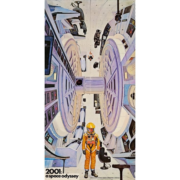 2001: A SPACE ODYSSEY - Commercial Poster (20" x 40"); Fine- Folded