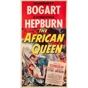 THE AFRICAN QUEEN - Three Sheet (41" x 81"); Good on Linen