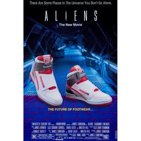 ALIENS - Reebok "Bug Stompers" Tie-In Promo Poster (24" x 36"); Very Fine+ Rolled