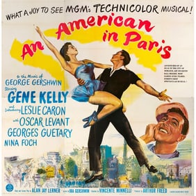 AN AMERICAN IN PARIS - Six Sheet (80" x 80"); Very Fine+ Folded