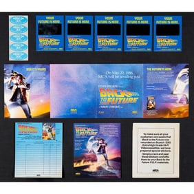 BACK TO THE FUTURE - Video Promotion Kit (Original Studio Release One Sheet and Other Various Sizes)