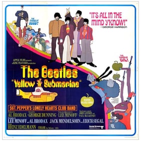 THE BEATLES: YELLOW SUBMARINE - Six Sheet (79" x 80"); Very Fine+ Folded