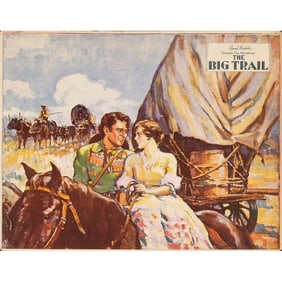 THE BIG TRAIL - Lobby Card (11" x 14"); Very Fine-