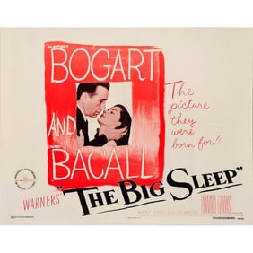 THE BIG SLEEP - Half Sheet (22" x 28"); Style B; Fine- on Paper