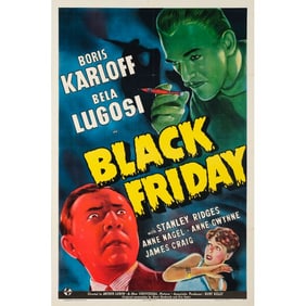 BLACK FRIDAY - One Sheet (27" x 41"); Very Fine+ Folded