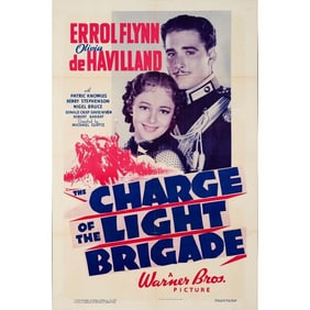 THE CHARGE OF THE LIGHT BRIGADE - One Sheet (27" x 41"); From The Royal Theatre Collection; Very