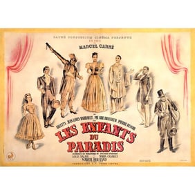 CHILDREN OF PARADISE - French Double Grande (63" x 94"); Country-of-Origin; Fine+ on Linen