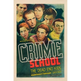 CRIME SCHOOL - One Sheet (27" x 41"); Very Fine- on Linen