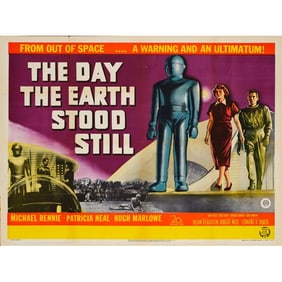 THE DAY THE EARTH STOOD STILL - British Quad (40" x 30"); Very Fine+ Folded