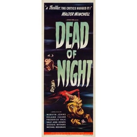 DEAD OF NIGHT - Insert (14" x 36"); Very Fine Folded