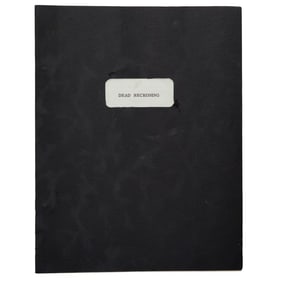 THE DEEP - Film Script with Letter of Provenance (8.5" x 11"); Written by Orson Welles; Fine+