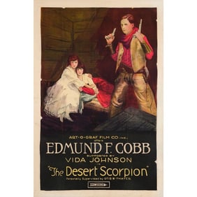 THE DESERT SCORPION - One Sheet (27" x 41"); Stone Lithograph; Very Fine- on Linen