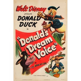 DONALD'S DREAM VOICE - One Sheet (27" x 41"); Style A; Fine+ on Linen