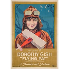 FLYING PAT - One Sheet (29" x 41"); From the Donna Hill Collection; Style A, Stone Lithograph; Fine+